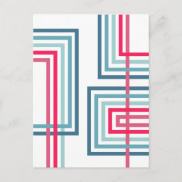 Retro ränder 2 (3) Abstrakt design Vykort