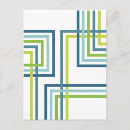 Retro ränder 2 (4) Abstrakt design Vykort