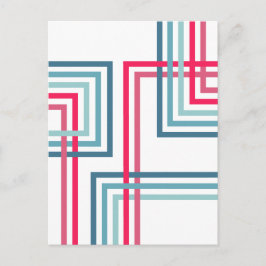 Retro ränder 2 (4) Abstrakt design Vykort