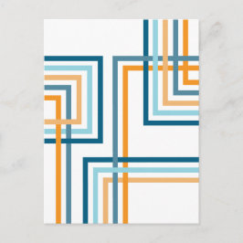 Retro ränder 2 (4) Abstrakt design Vykort