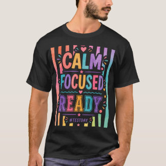 Retro Ränder Du Klarar Det Provdagstestning T Shirt