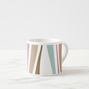 Retro ränder espressomugg