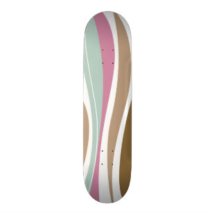 Retro ränder old school skateboard bräda 18 cm