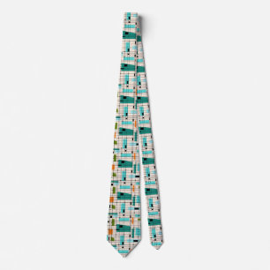 Retro raster och Starbursts Tie Slips