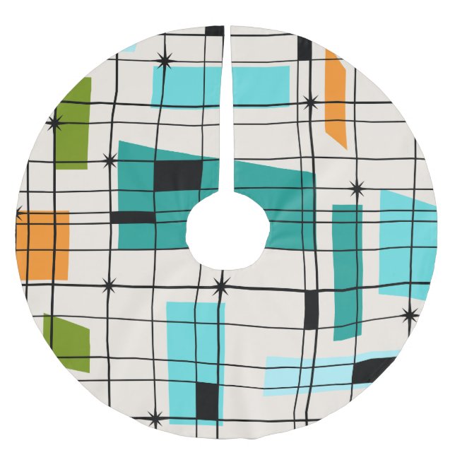 Retro raster & Starbursts julgrankjol (Framsidan)