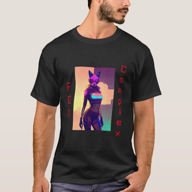 Retro räv T-shirt (Framsida)