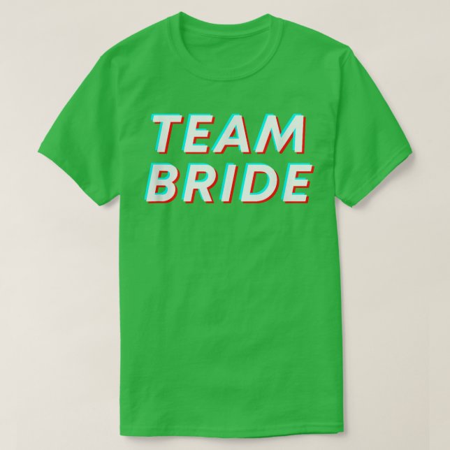 Retro Rave Festival Team Bride Bachelorette Bach B T Shirt (Design framsida)