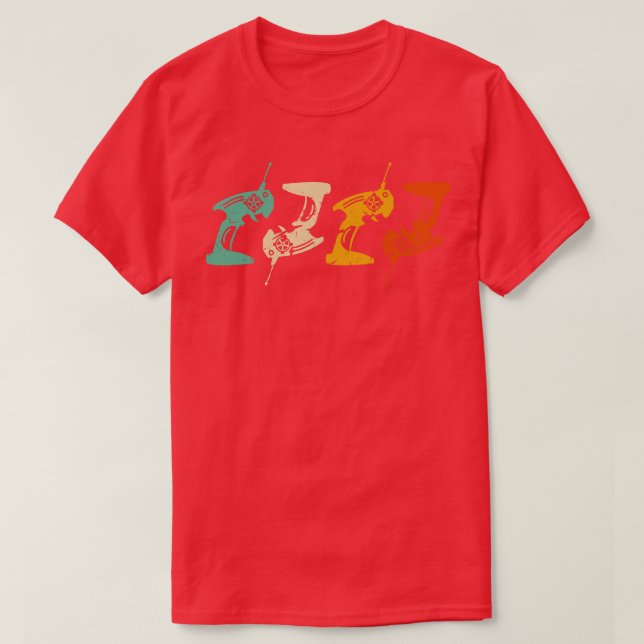 Retro RC för fjärrstyrenhet T Shirt (Design framsida)