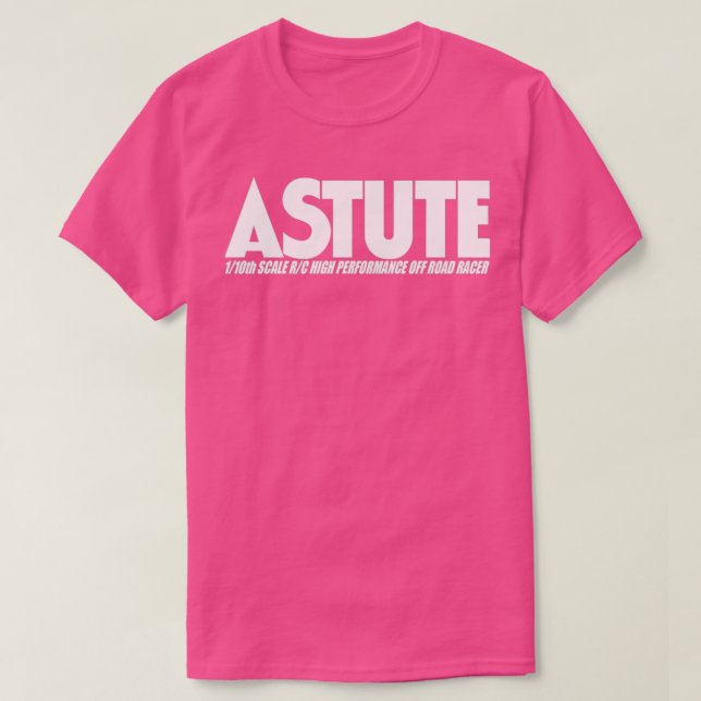 Retro RC Tamiya Astute White T Shirt (Design framsida)