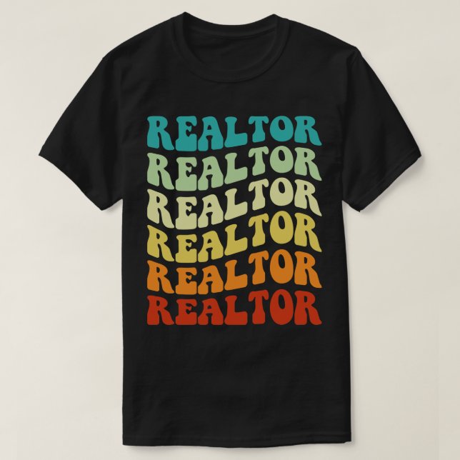 Retro Real Gods Agent 1 T Shirt (Design framsida)