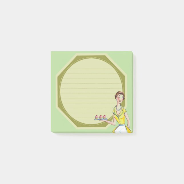 Retro receptingredienser noterar post-it block (Framsida)