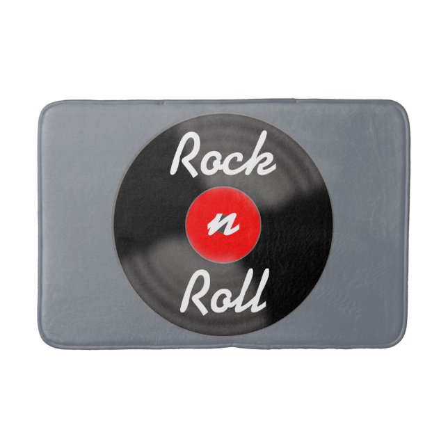 Retro Record Bath Mat Matta (Framsidan)