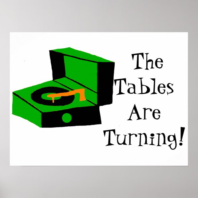 Retro Record Player Poster (Framsidan)