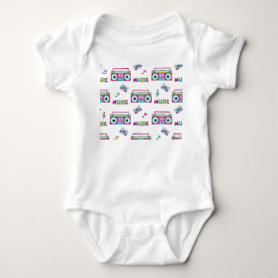 Retro Recorder band sömlöst T Shirt