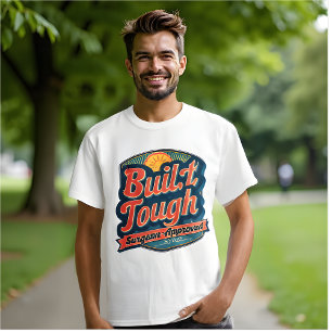 Retro Recovery - Byggt Tuff, Surgeon-Godkänd T Shirt