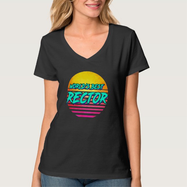 Retro Rector T Shirt (Framsida)
