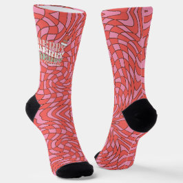 Retro Red and Rosa Swirl | God Mamma jul