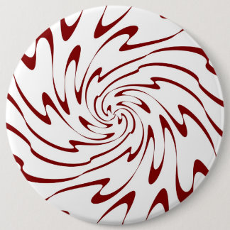Retro Red and White Vinkar Abstrakt Art Knapp