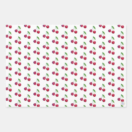 Retro Red Cherry Packaging Cute Artisan jul