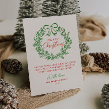 Retro Red Hand plockade Ribbon Wand God jul