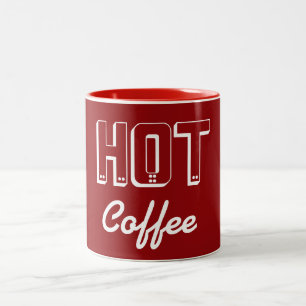Retro Red Hett Coffee Mugg
