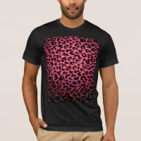 Retro red mönster leopard päls struktur