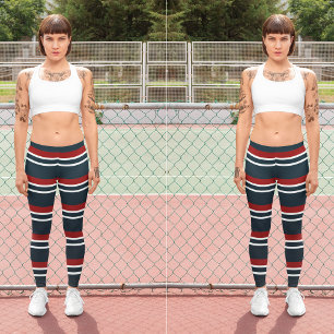 Retro Red Rand Leggings