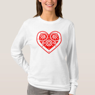 Retro Red Valentine Heart Tee