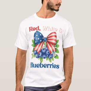 Retro Red, White och Bluebär Patriot USA flagga T Shirt