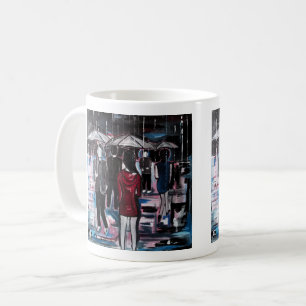 Retro regn målning av Alfred Fox Kaffemugg