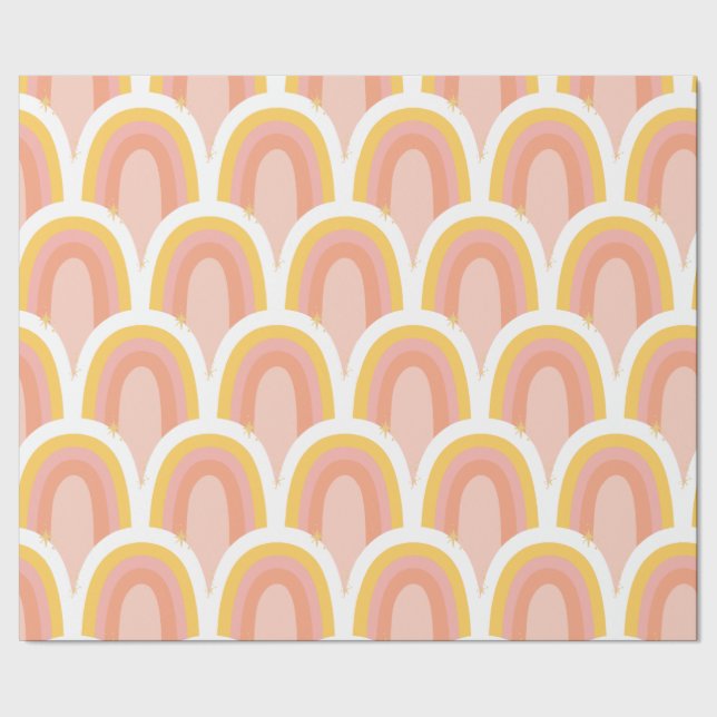 Retro Regnbåge Presentpapper (Seam)