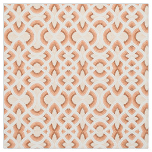 Retro Regnbågsdesign i pastellform, rost och ökens Tyg