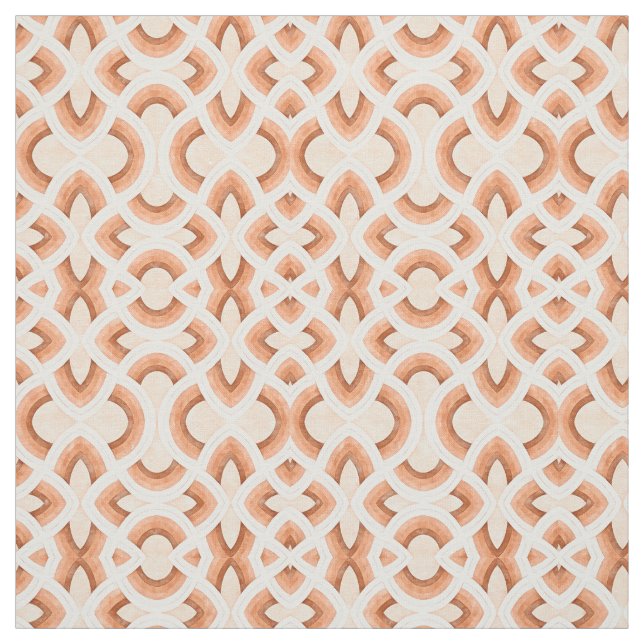 Retro Regnbågsdesign i pastellform, rost och ökens Tyg (Provkarta)
