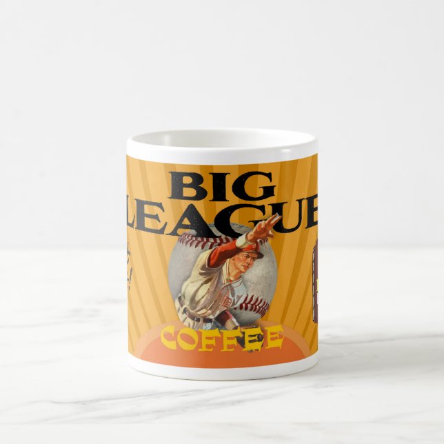 RETRO-REKLAM BIG LEAGUE COFFEE KAFFEMUGG (Center)