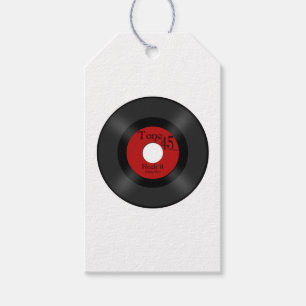 Retro rekord för musik 45 presentetikett