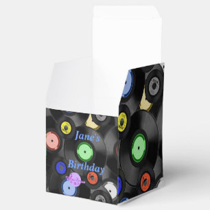 Retro rekord kvadrerar favör boxas presentaskar