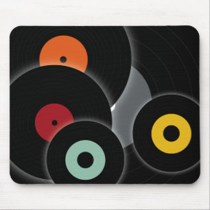 Retro rekordmousepad musmatta