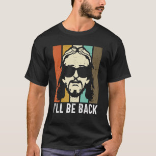 Retro Religiös Jag Kommer Tillbaka Vintage Jesus K T Shirt