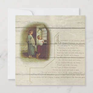 Retro
   Religiösan Vintage jul Julkort