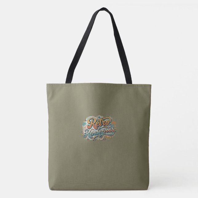 Retro Rendezvous — T-Shirt Tygkasse (Framsida)