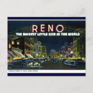 Retro Reno Vykort