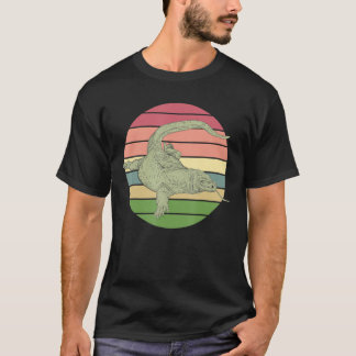 Retro Reptile Vild Animal Wildlife Indonesia Komod T Shirt
