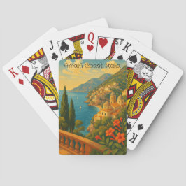 Retro Resa Amalfi-kusten Italien Casinokort