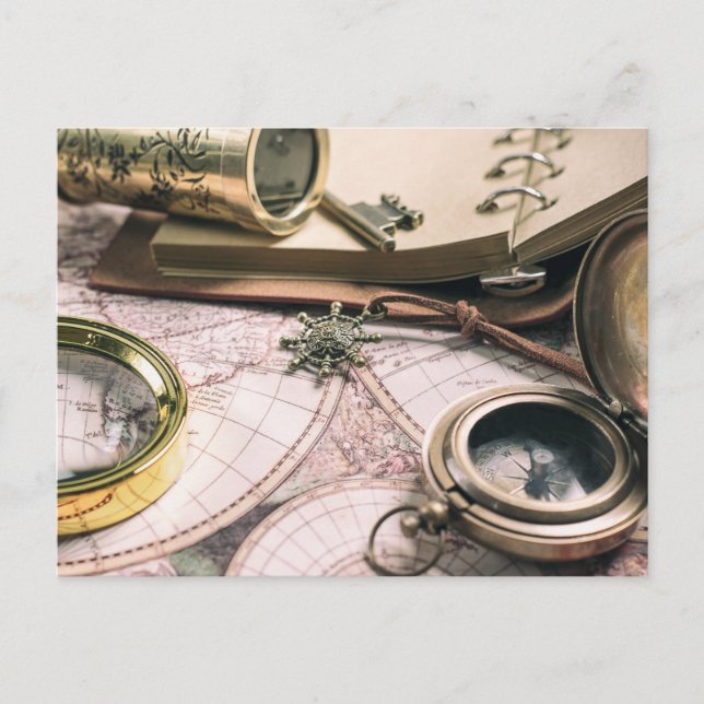 Retro-resa Vykort (Framsida)