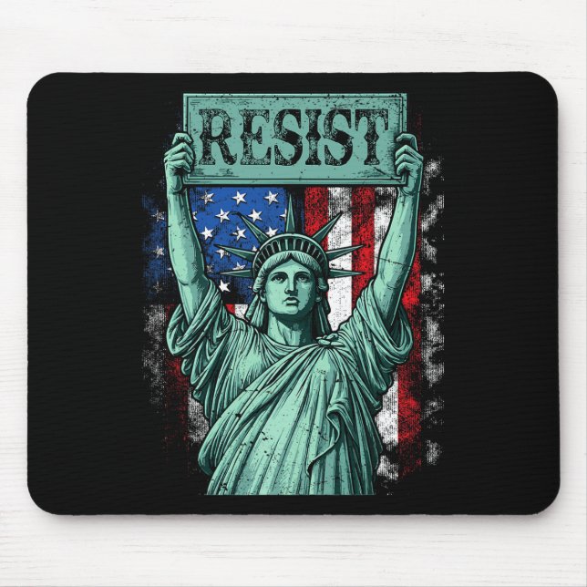 Retro Resist Not My President Anti-trump  Musmatta (Framsidan)