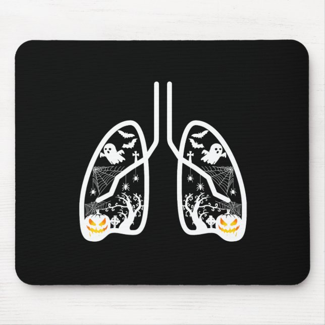 Retro respiratorisk terapi Rt Lung Ghost Pumpkin Musmatta (Framsidan)