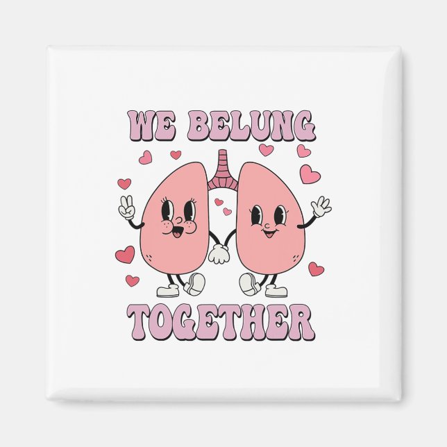 Retro respiratorisk terapi Rt Valentine Vi tillhör Magnet (Framsidan)