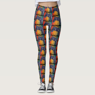 RETRO RETRO KONTROLL KONSOLL VIDEO SPEL GAMER LEGGINGS