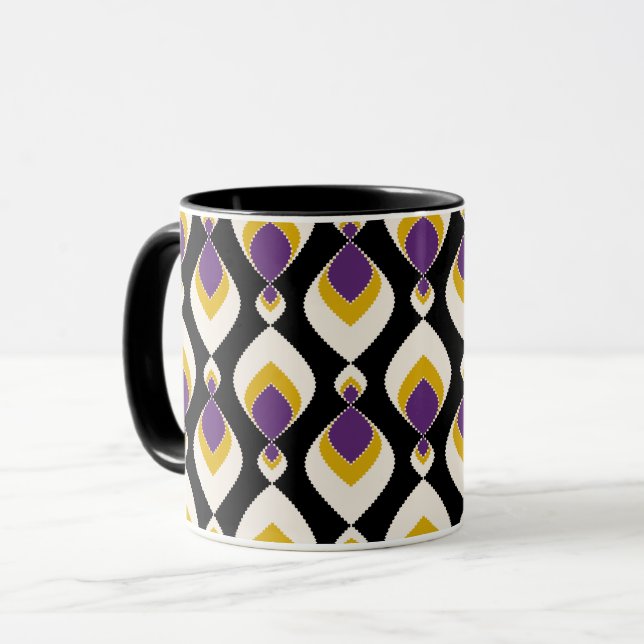 Retro, retrodekoration mugg (Framsida vänster)