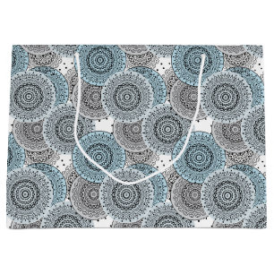 Retro, retromönster, blått och grått, elegant